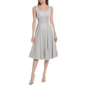 Elie Tahari Women's A-Line Faux Suede Fit & Flare Dress Size 12 NWT's